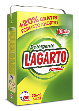 Detergente Lagarto Familiar 85 Lavados