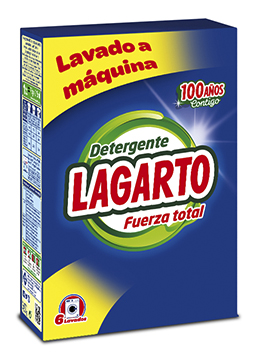 Detergente Lagarto Fuerza Total Máquina 6 Lavados