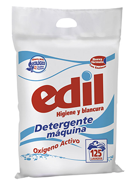 Detergente Edil Polvo Oxígeno Activo Saco 125 Lavados