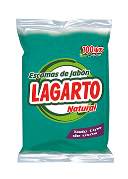 Lagarto natural green soap flakes