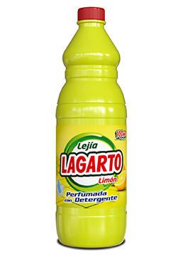 Lagarto bleach with detergent lemon-scented