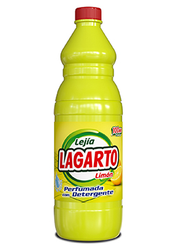 Lagarto javel avec détergent citron