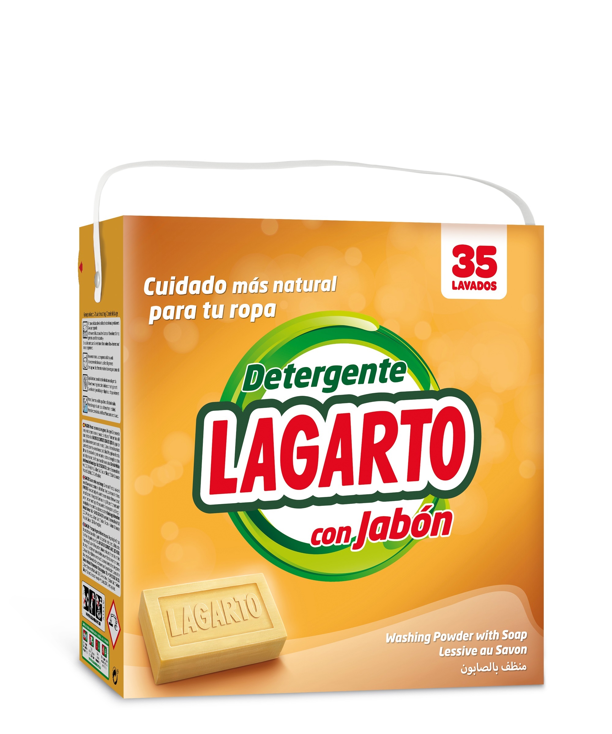 Lagarto detergent with soap