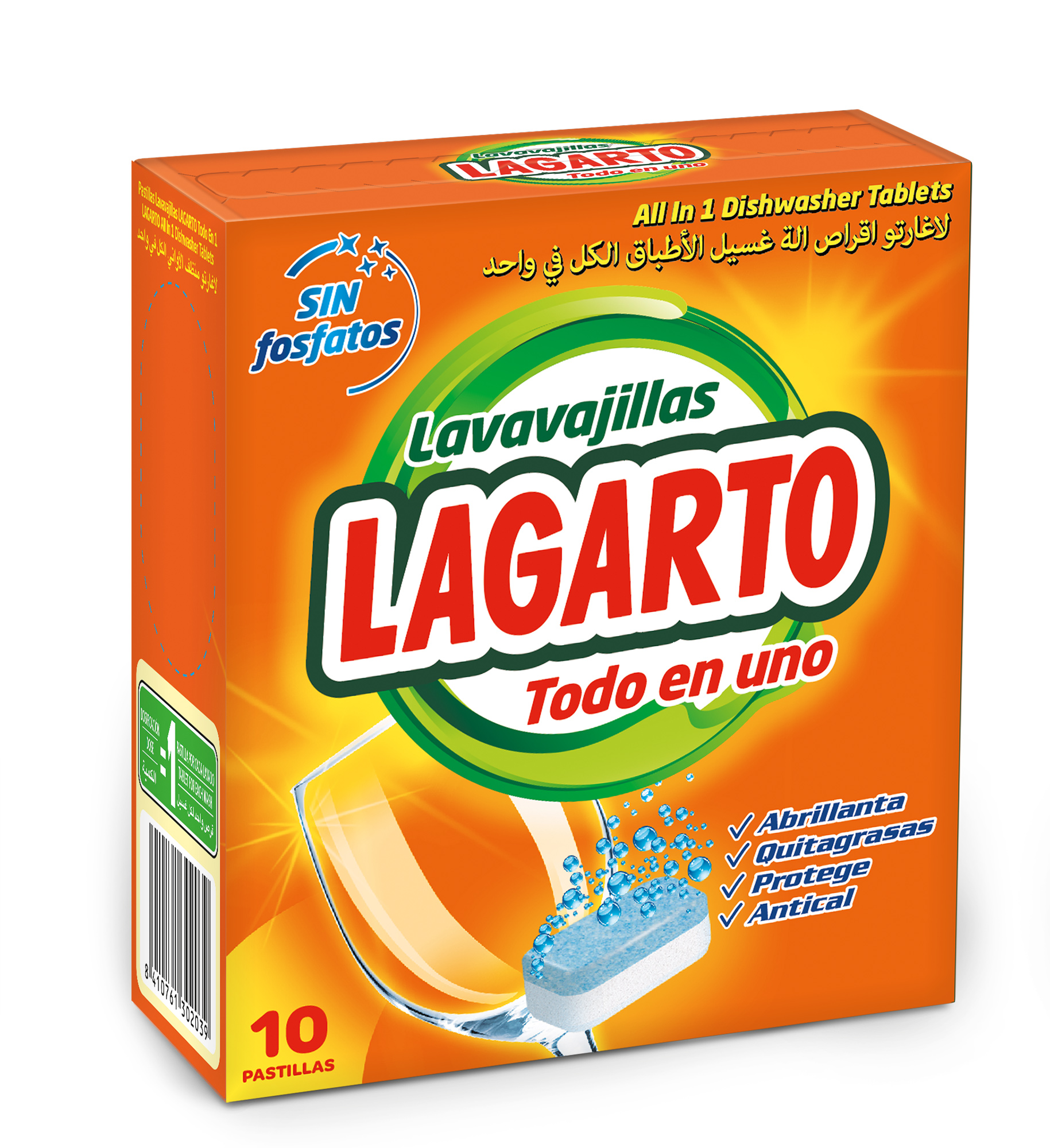 Lagarto dishwasher tablets all-in-one 10 u.