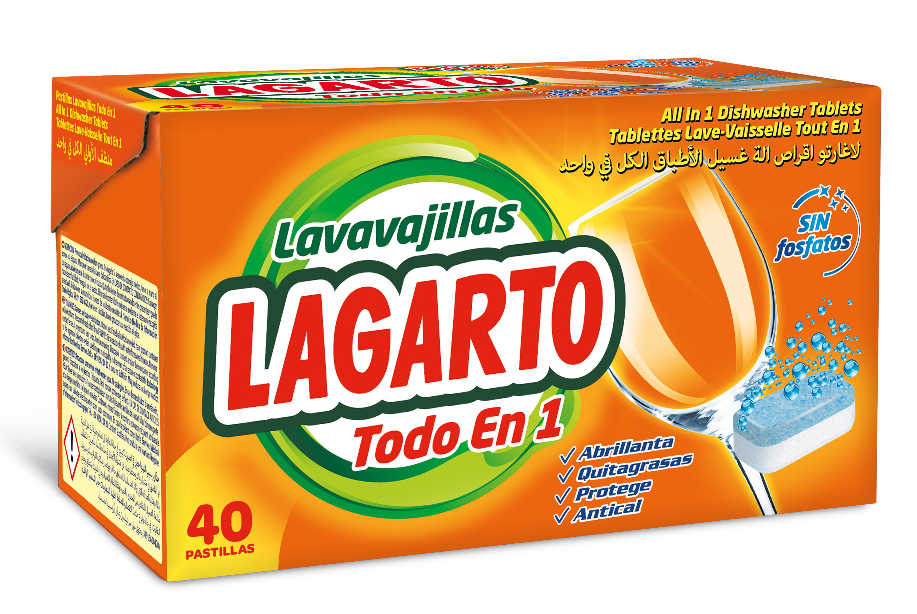 Lagarto tablettes lave vaisselle tout en 1