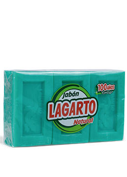 Lagarto savon naturel vert