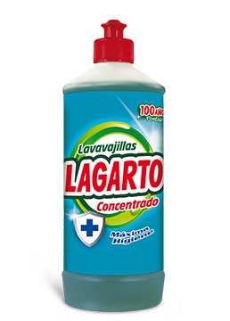 Lagarto washing-up liquid maximum hygiene 750 ml.