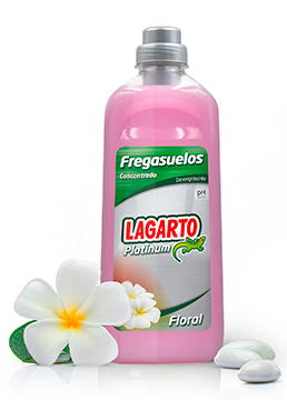 Lagarto Platinum nettoyant pour sol  concentré floral