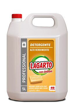 Detergente Lagarto Professional con Jabón Alto Rendimiento