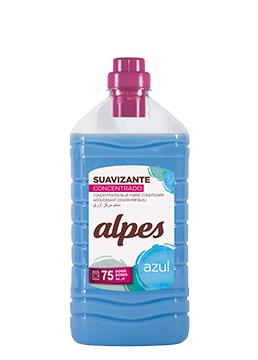 (Español) Suavizante Alpes Concentrado Azul 75 Dosis