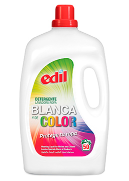 (Español) Detergente Edil Líquido Ropa Blanca y Color 40 Lavados