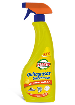 Quitagrasas Lagarto Concentrado Limón Pistola 750ml