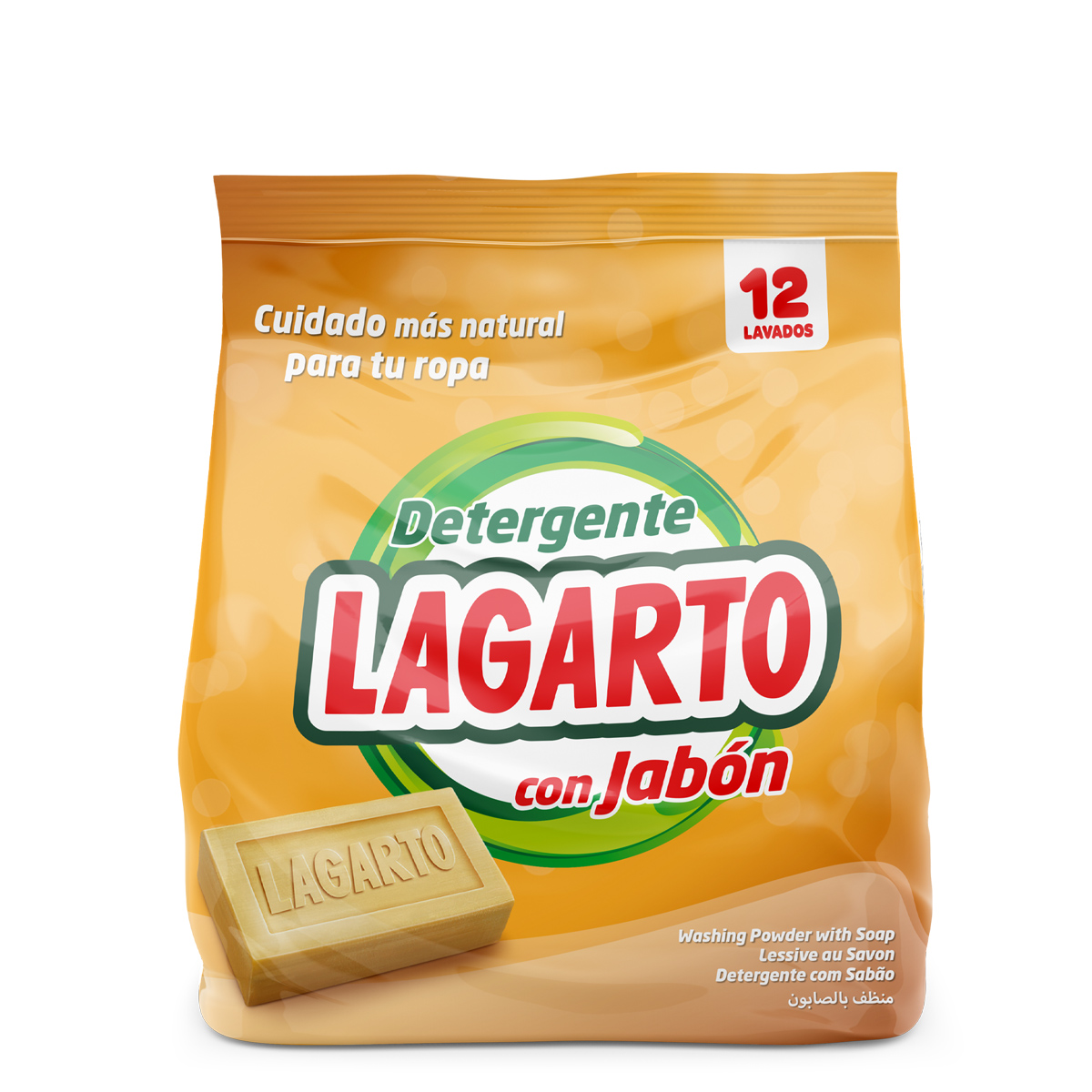 Ecopack Detergente Lagarto Al Jabón 12 Lavados